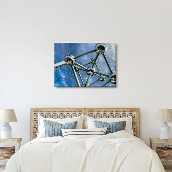 Obraz - atomium v Bruselu (70x50 cm)