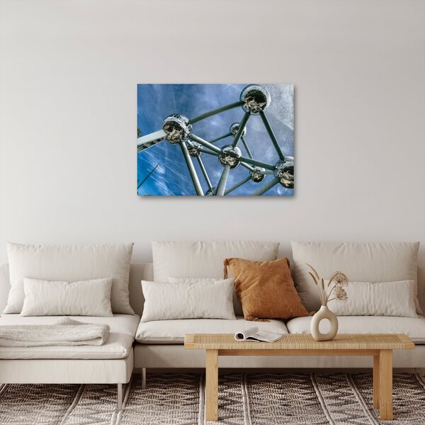 Obraz - atomium v Bruselu (70x50 cm)