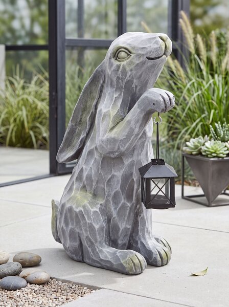 Zahradní figurka ARGILLY 37 cm Šedá