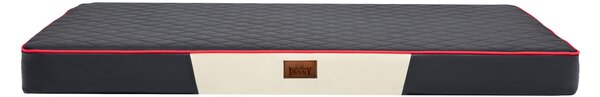 Doggy Matrace pro psy Premium VISCO, černá/černá eko kůže Velikost: M - 80 x 54 x 8cm