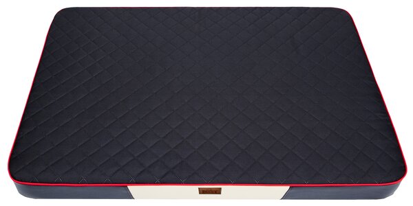 Doggy Matrace pro psy Premium VISCO, černá/černá eko kůže Velikost: M - 80 x 54 x 8cm