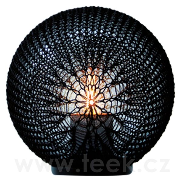 Tribu Venkovní stojací LED lampa Madame Latoque, Tribu, průměr 30 cm, barva linen