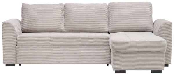 ROHOVÁ SEDAČKA, textil, světle šedá Xora - Sedací soupravy