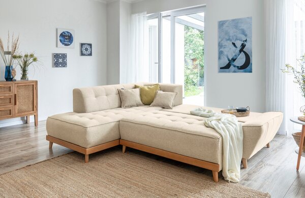 -25 % Dny MOMENTI– Miuform Rozkládací pohovka Dazzling Daisy 253 cm, levá