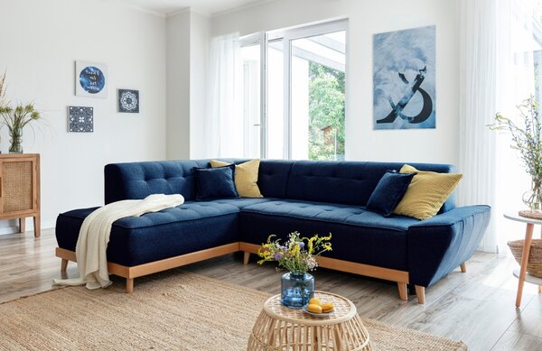 -25 % Dny MOMENTI– Miuform Rozkládací pohovka Dazzling Daisy 253 cm, levá