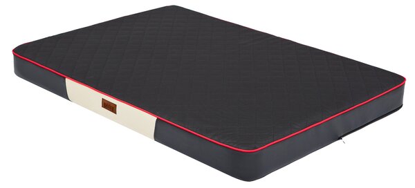 Doggy Matrace pro psy Premium VISCO, černá/černá eko kůže Velikost: M - 80 x 54 x 8cm