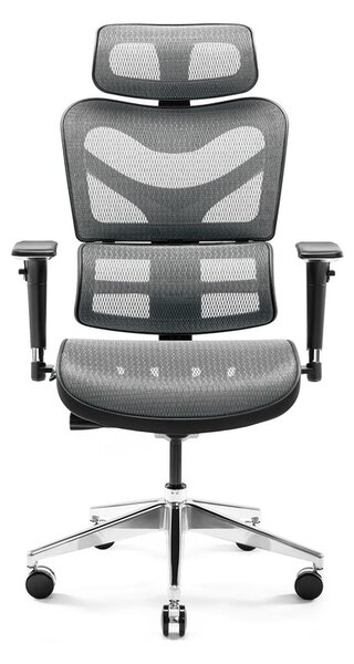 Kancelářská ergonomická židle Kommodus: černo-šedá Jan Nowak 68-DVBO-6KBG
