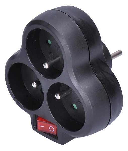 Solight P99B - Rozbočovací zásuvka 3x10A/230V