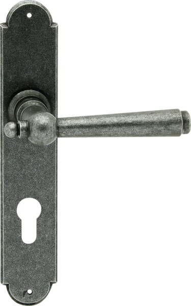 Cobra Kované kování Hamburg rustikal Provedení: BB - klika/klika s otvorem pro pokojový klíč, Rozteč: 92 mm