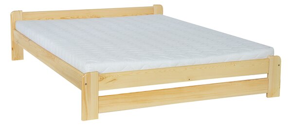 Drewmax Dřevěná postel 180x200 LKeuro borovice