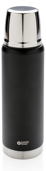 Termoska z nerezové oceli, 500ml, Swiss Peak, černá