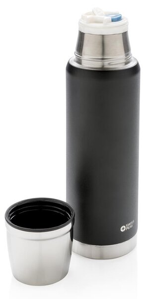 Termoska z nerezové oceli, 500ml, Swiss Peak, černá