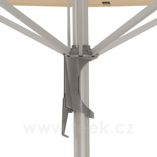Glatz Profesionální slunečník Castello Pro, Glatz, kulatý 350 cm (3,5 m), eloxovaný hliník, potah akryl 300 g/m2 barva dle vzorníku