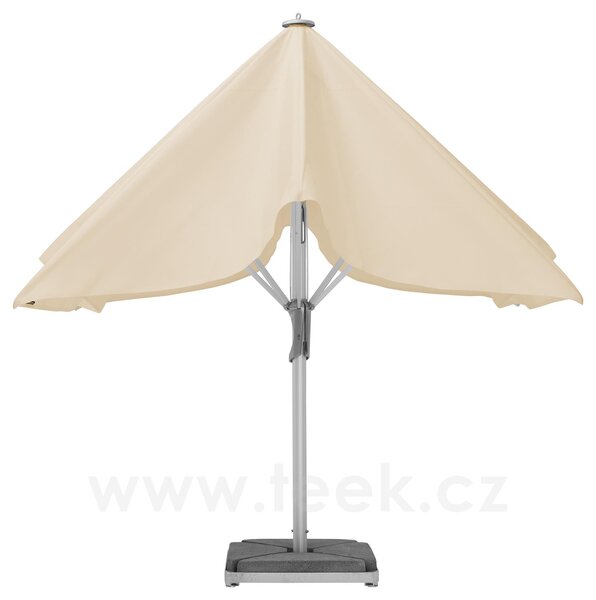 Glatz Profesionální slunečník Castello Pro, Glatz, kulatý 350 cm (3,5 m), eloxovaný hliník, potah akryl 300 g/m2 barva dle vzorníku
