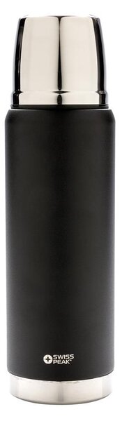 Termoska z nerezové oceli, 500ml, Swiss Peak, černá