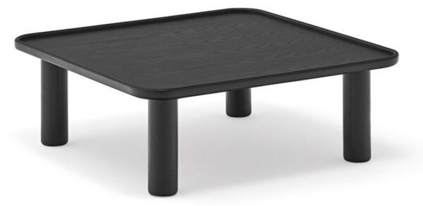 -25 % Dny MOMENTI– Černý dřevěný set konferenčních stolků Teulat Nest 79/49 x 79/49 cm