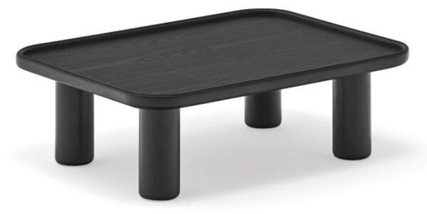 -25 % Dny MOMENTI– Černý dřevěný set konferenčních stolků Teulat Nest 79/49 x 79/49 cm