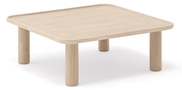 Přírodní dřevěný set konferenčních stolků Teulat Nest 79/49 x 79/49 cm