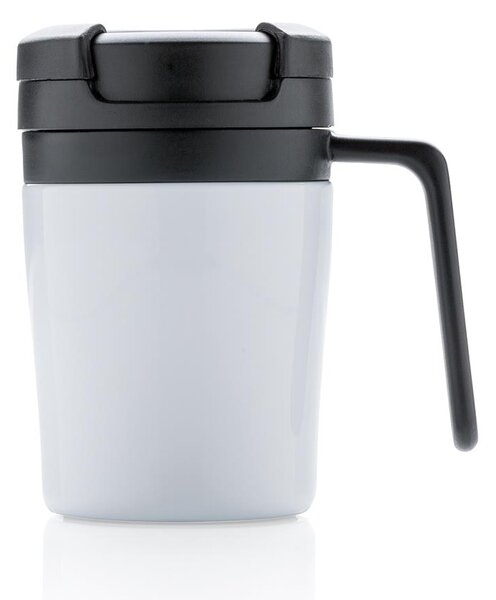 Cestovní termohrnek do kávovaru s ouškem, 160ml, XD Design, bílý