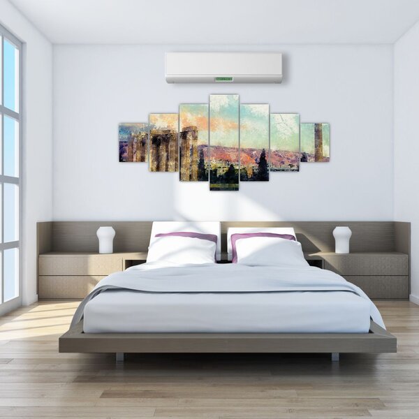 Obraz - Akropolis, Athény, Řecko (210x100 cm)