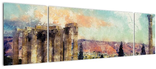 Obraz - Akropolis, Athény, Řecko (170x50 cm)