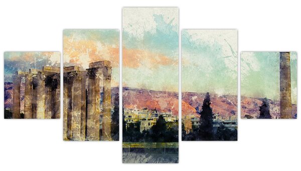 Obraz - Akropolis, Athény, Řecko (125x70 cm)