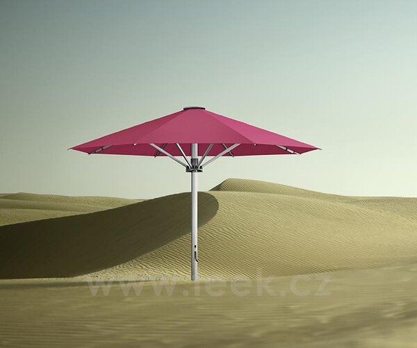 Glatz Profesionální slunečník Palazzo Style, Glatz, čtvercový 400x400 cm (4x4 m), barva dle vzorníku, rám eloxovaný hliník, potah akryl 300 g/m2, ovládání klikou