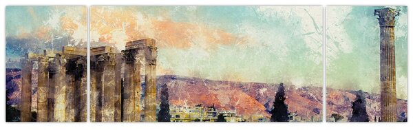 Obraz - Akropolis, Athény, Řecko (170x50 cm)