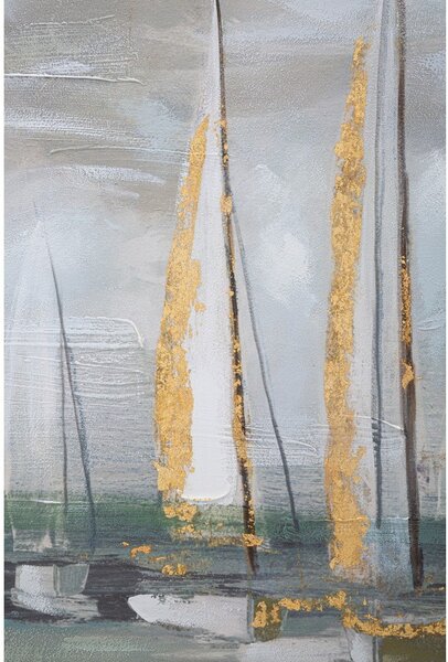 Obraz 100x80 cm Gold Boat - Mauro Ferretti