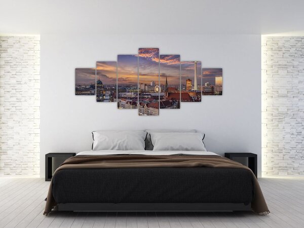 Obraz - Západ slunce nad Berlínem (210x100 cm)