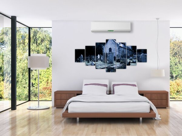 Obraz - Temná noc (210x100 cm)