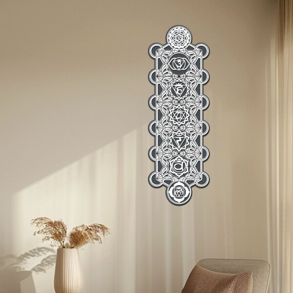 Dřevěná dekorace Čakrový panel | Rozměry (cm): 20x60 | Zvolte barvu dekoru: Javor-Wenge