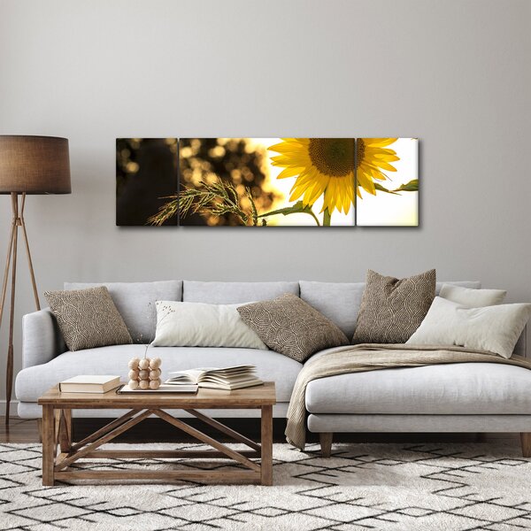 Obraz slunečnice (170x50 cm)