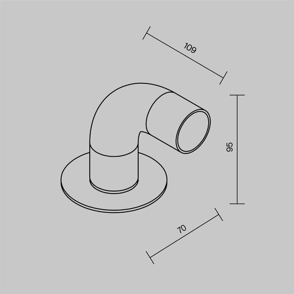 Venkovní svítidlo Sleek 3000K 2W IP 65 O477FL-L2GF3K1 - MAYTONI
