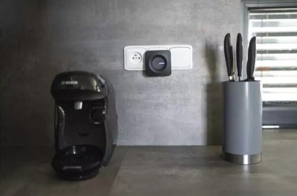 Bezdrátový zvonek do zásuvky 230V IP44 černá