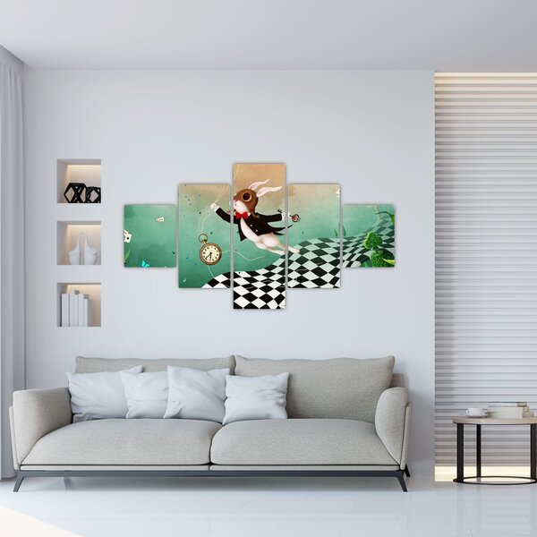 Obraz - Fantasy králíček (125x70 cm)