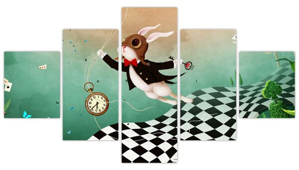 Obraz - Fantasy králíček (125x70 cm)