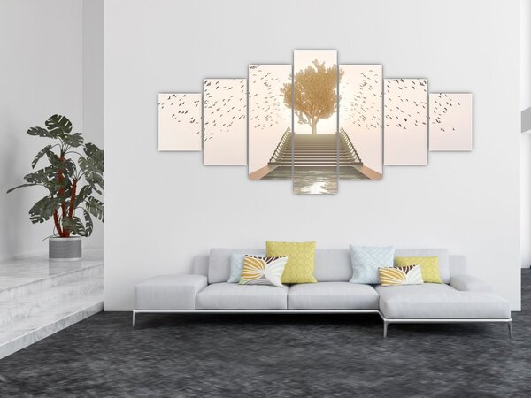 Obraz - Most do neznáma (210x100 cm)