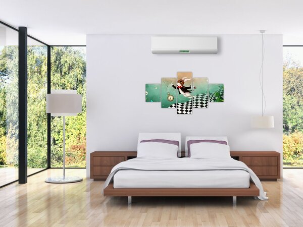 Obraz - Fantasy králíček (125x70 cm)