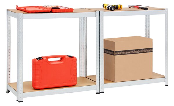 2x regál 160 x 90 x 40 cm, nosnost až 700 kg 108129
