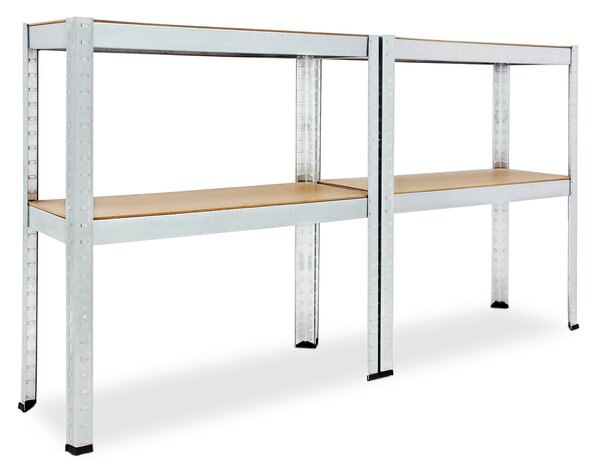 2x regál 160 x 90 x 40 cm, nosnost až 700 kg 108129
