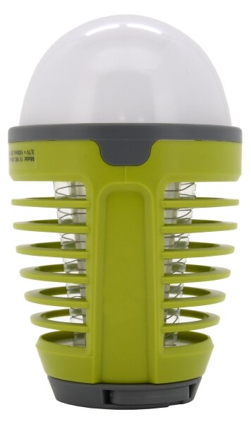 LED Přenosná nabíjecí lampa s lapačem hmyzu LED/2W/3,7V IPX4 zelená