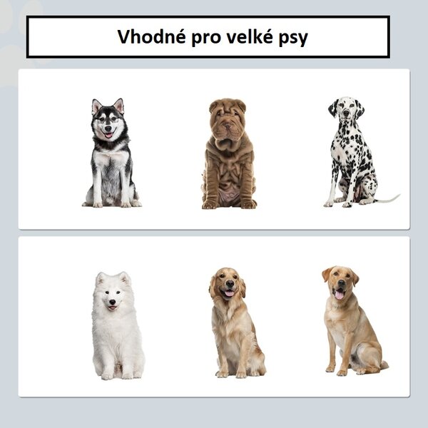 Miska na krmení pro psy se skříňkou, bílá D08-054V00WT