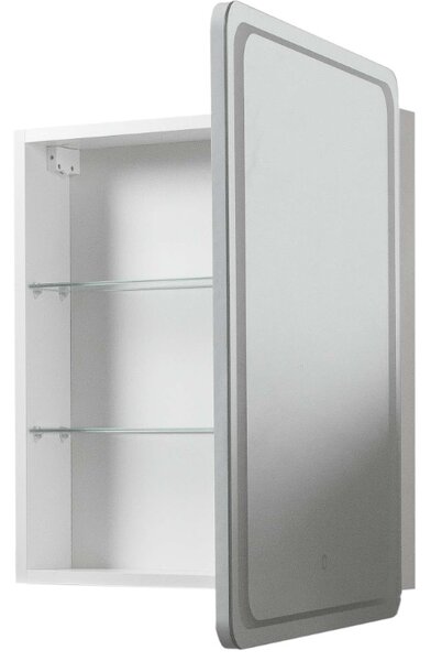 Lavedo Vivace White 60 zrcadlová skříňka do koupelny s LED podsvícením