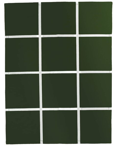Bavlněná utěrka Green Checkered