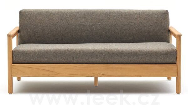 Varaschin Teaková pohovka 2-sed Bali, Varaschin, 160x91x76 cm, rám teak, potah venkovní látka kat. B barva dle vzorníku