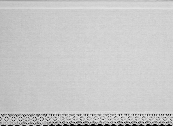 KRÁTKÁ ZÁCLONA NA PÁSCE CLARIE 150X60 CM BÍLÁ