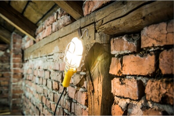 Extol - Přenosná lampa se svorkou 1xE27/60W/230V