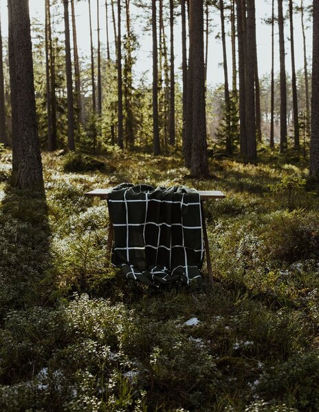 Bavlněný ubrus Green Checkered 140 × 250 cm