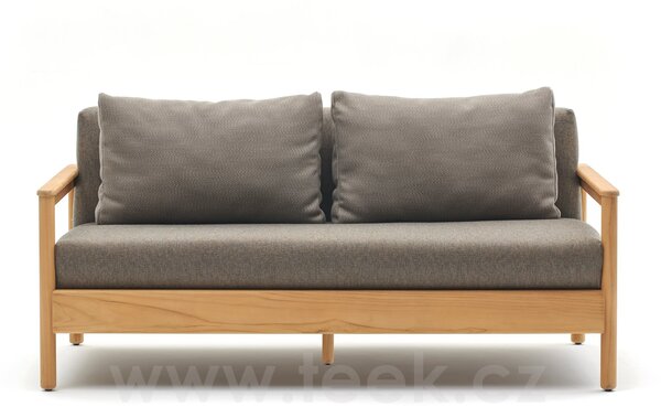 Varaschin Teaková pohovka 2-sed Bali, Varaschin, 160x91x76 cm, rám teak, potah venkovní látka kat. B barva dle vzorníku